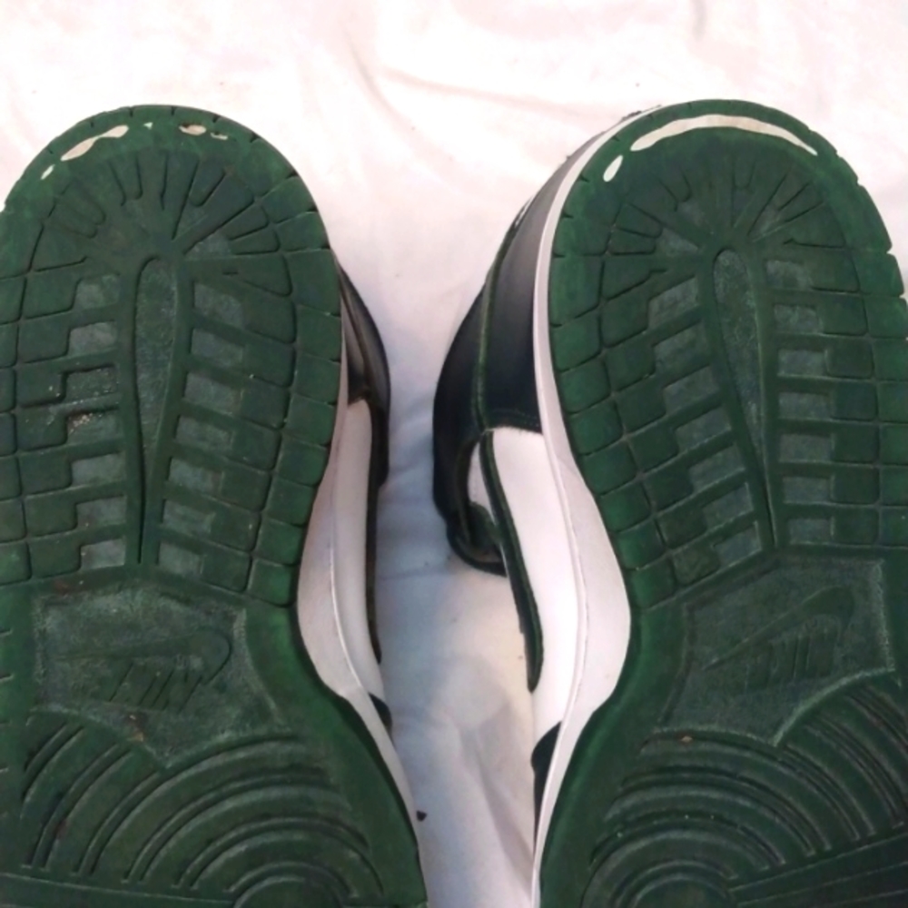 Sold ☀️☀️☀️☀️☀️☀️☀️☀️☀️☀️EUC NIKE DUNK HIGH WHITE/PRO GREEN MEN'S 8.5 - Picture 7 of 7